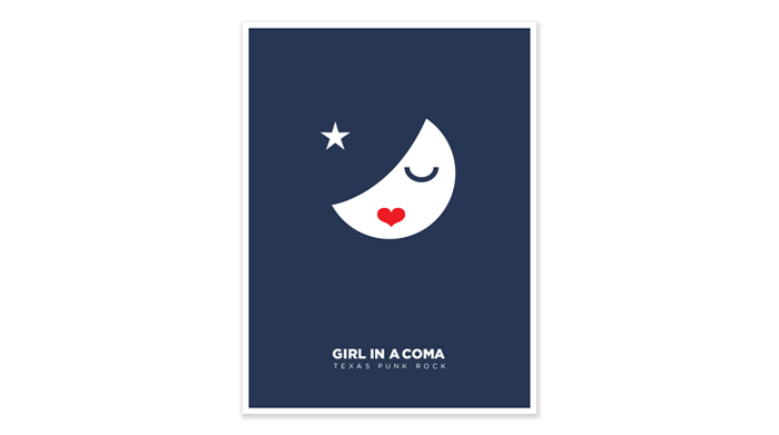 Girl in a Coma Band Poster